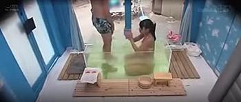 [ドスケベ]不浄な温泉マッサージで発見、素股挿入で妊娠中出し。純真な娘騙す。