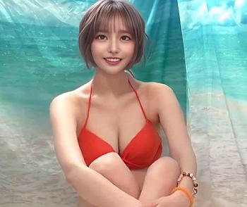 [中出し]【素人ナンパ】初対面のデカチン男性と密着マッサージ『生で…ですか？』湘南一のシコい爆乳ギャルが巨根激ピスされメスイキｗ