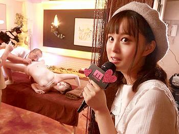 [辱め]AV撮影を取材する”着エロアイドル”…オイルマッサージ体験で羞恥させ痙攣エビ反り…屈辱の連続絶頂でアヘ顔イキ＜乳首責め＞